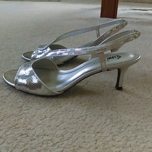 Sparkly Formal Low Heeled Shoes